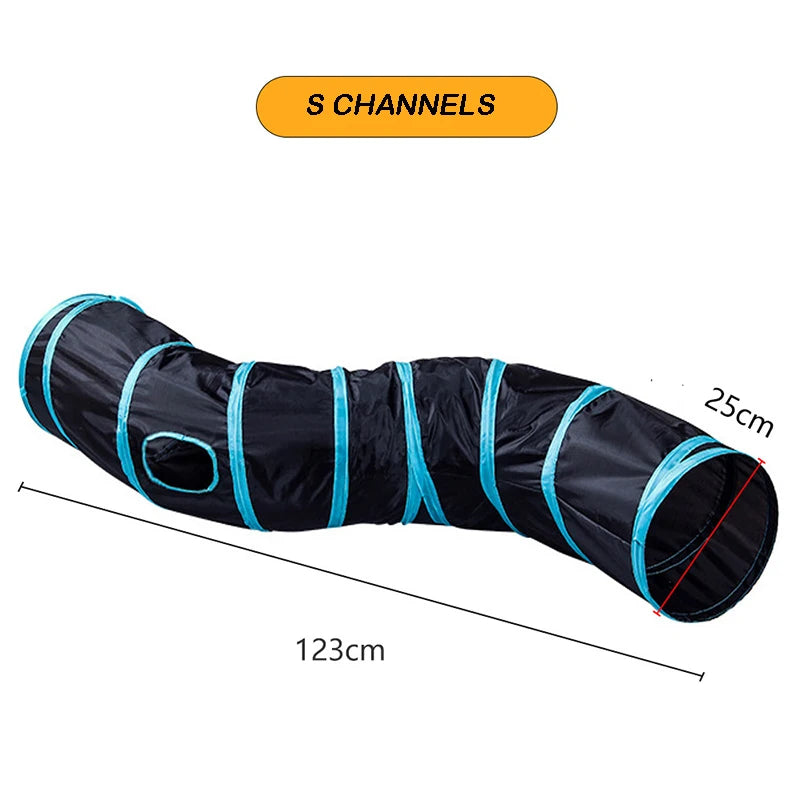 PawNova™ Foldable Cat Play Tunnel