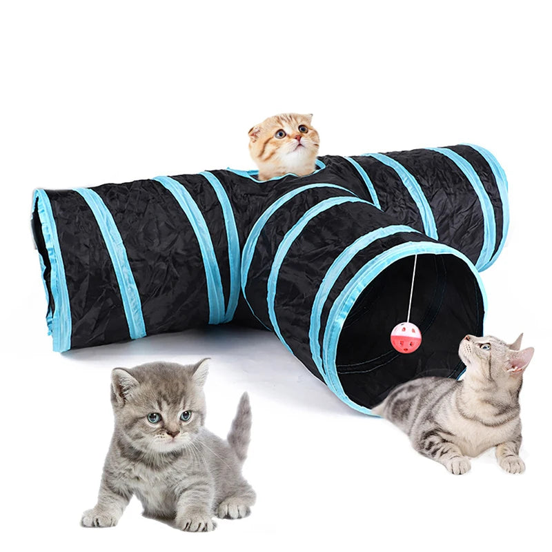 PawNova™ Foldable Cat Play Tunnel