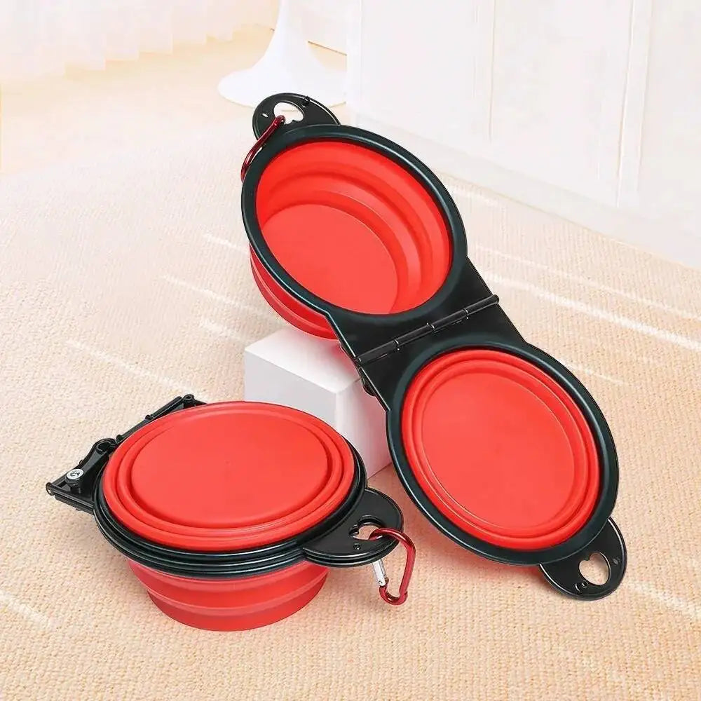 PawNova™ 2-in-1 Collapsible Pet Travel Bowl