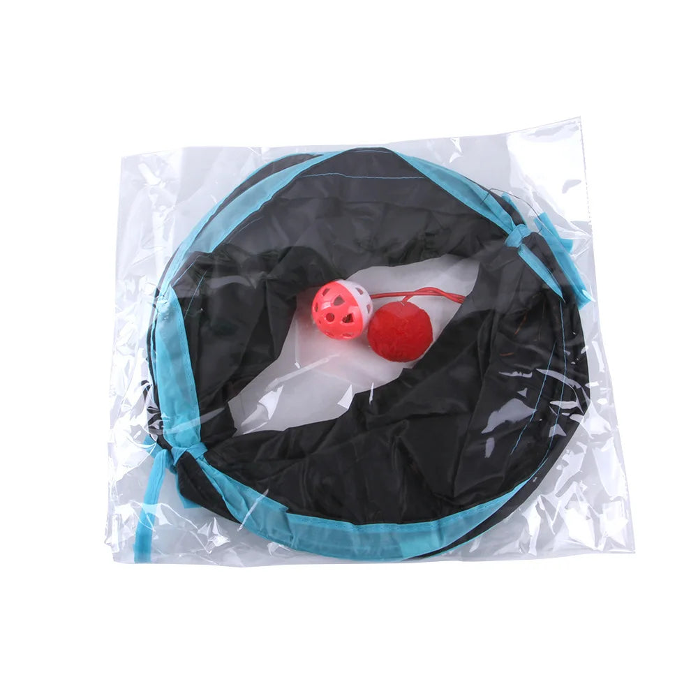 PawNova™ Foldable Cat Play Tunnel