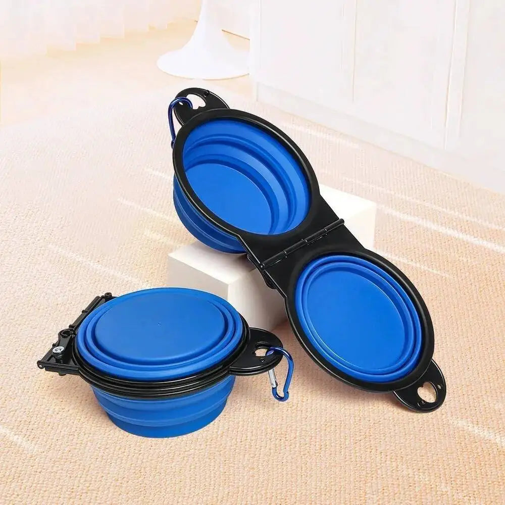 PawNova™ 2-in-1 Collapsible Pet Travel Bowl
