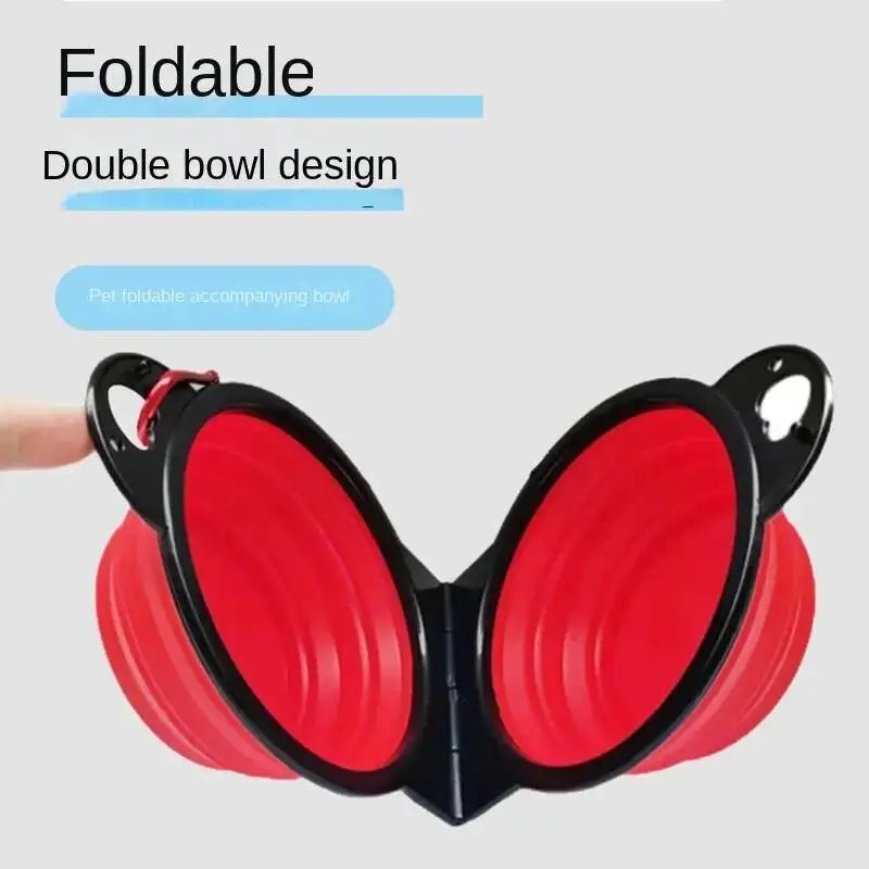 PawNova™ 2-in-1 Collapsible Pet Travel Bowl