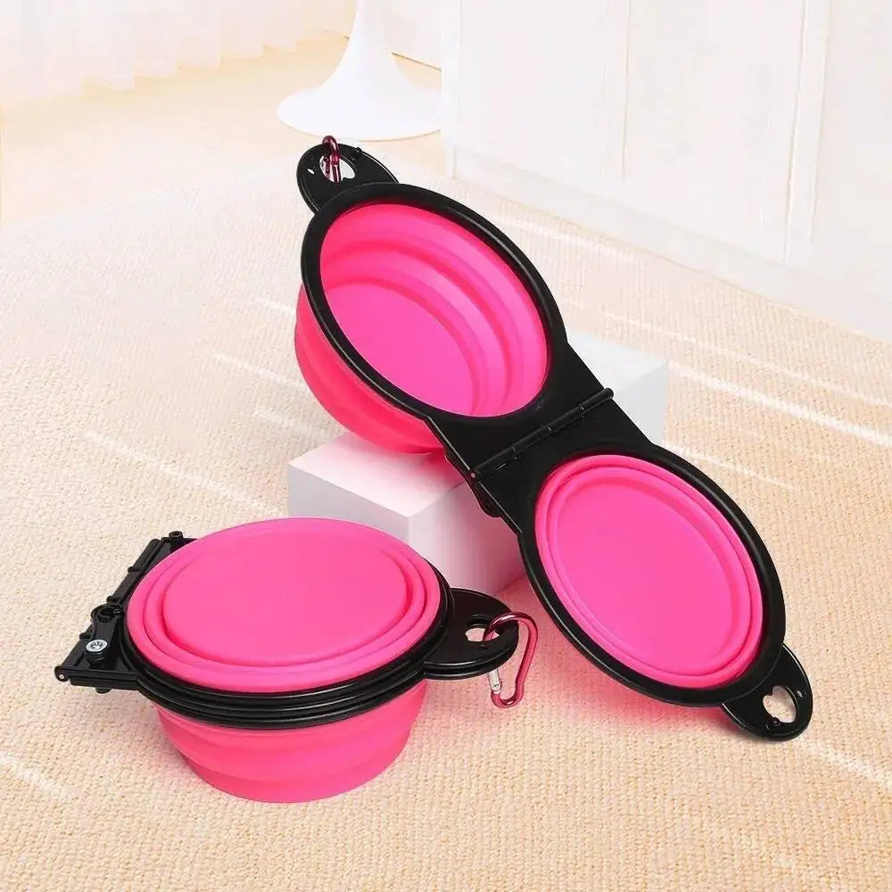 PawNova™ 2-in-1 Collapsible Pet Travel Bowl